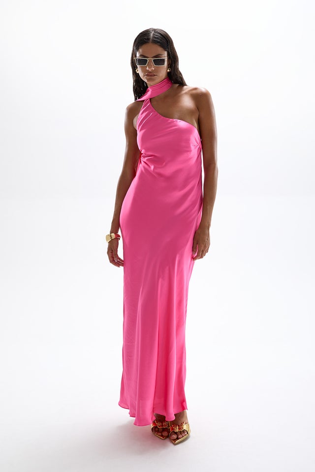 strapless open back dress Pink Kiss Printed Playsuit main image 0